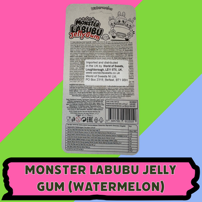 Monster Labubu Jelly Gum Candy 3x50g Sweets