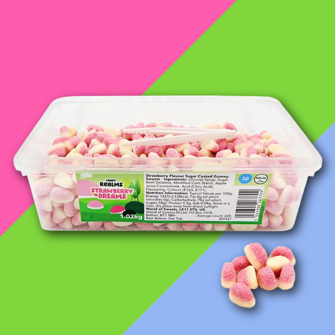 (AUCTION) Candy Realms Candy Tubs | Variety of flavours