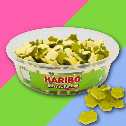 Haribo Terrific Turtles Bubblegum Flavour 480g Tub