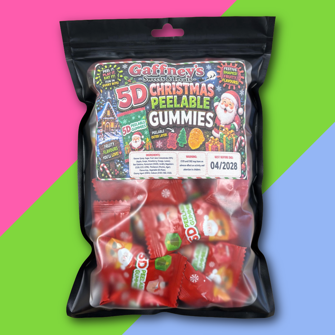 5D Christmas Peelable Gummies
