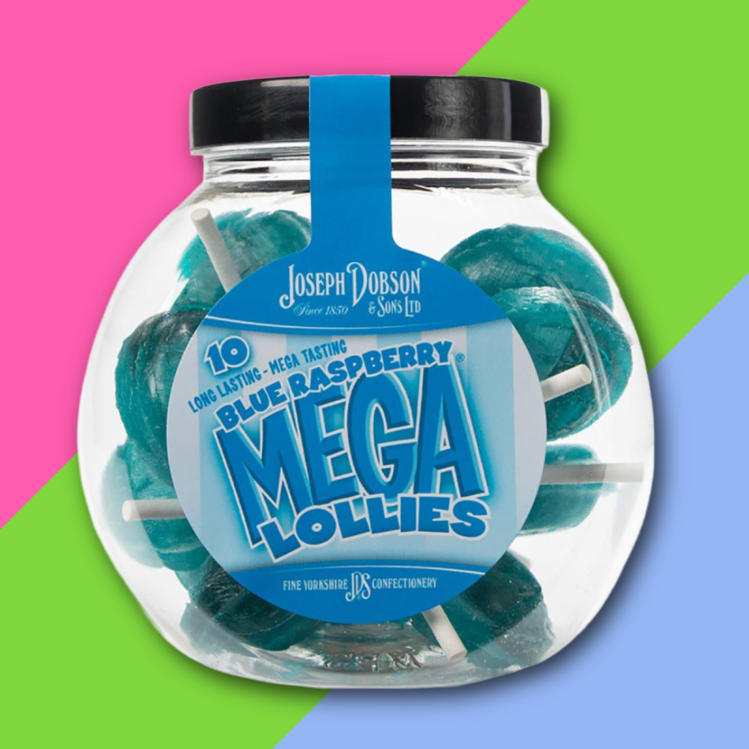 (AUCTION) Dobsons Mega Lollies Gift Jar 1x225g Jar