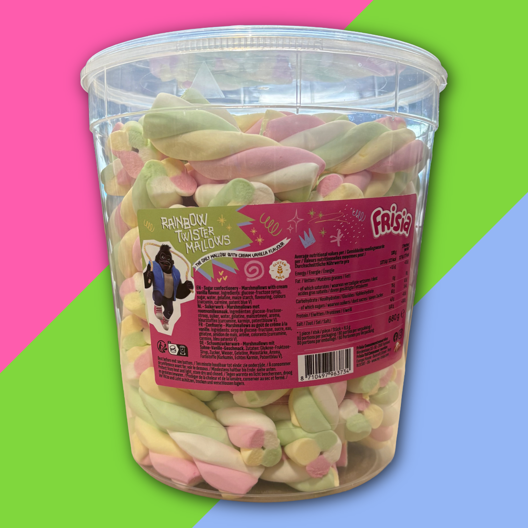 Frisia Rainbow Twister Mallows 680g