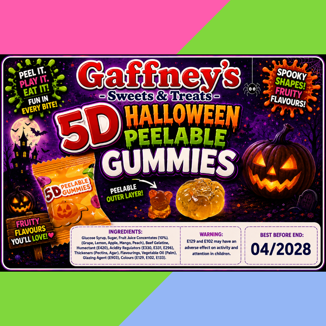 5D Halloween Peelable Gummies