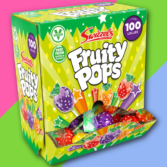(AUCTION) Swizzels Fruity Pops 100x8g