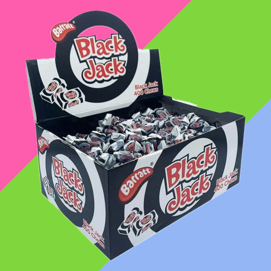Barratt Fruit Salads & Black Jacks Sweets – Full 2.2kg Box | Retro Chewy Candy Mix