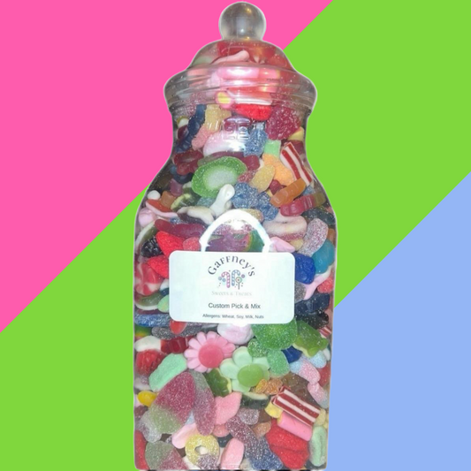 Gaffney’s HUGE 4.5L 4kg Pick n Mix Sweet Jar - Candy Snack Perfect for Sharing