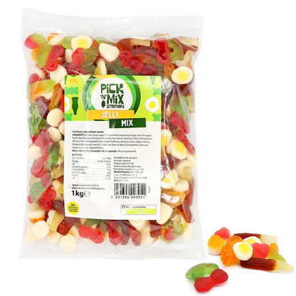 1kg Pick n Mix Station Sweets Bag – Assorted Kingsway Retro & Classic Candy Mixes
