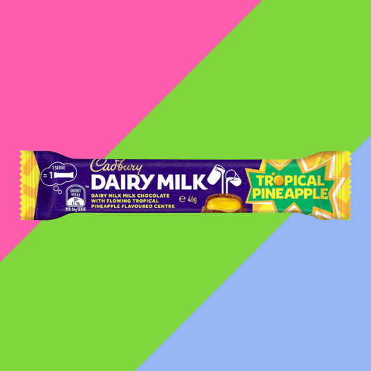 (AUCTION) Cadbury Dairy Milk Chocolate Bar Tropical Pineapple 46g
