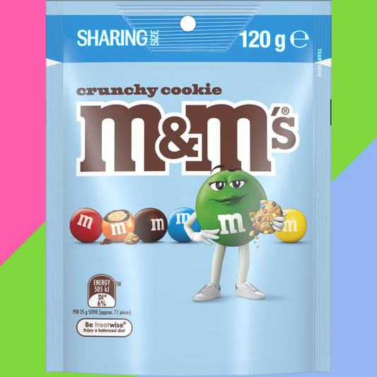 (AUCTION) M&M's Crunchy Cookie Chocolate Bag 120g