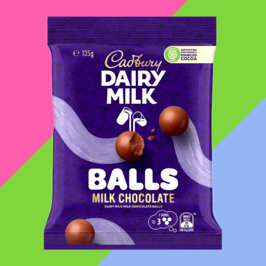 Cadbury Dairy Milk Balls – 135g Bag | Aussie Chocolate Treat!