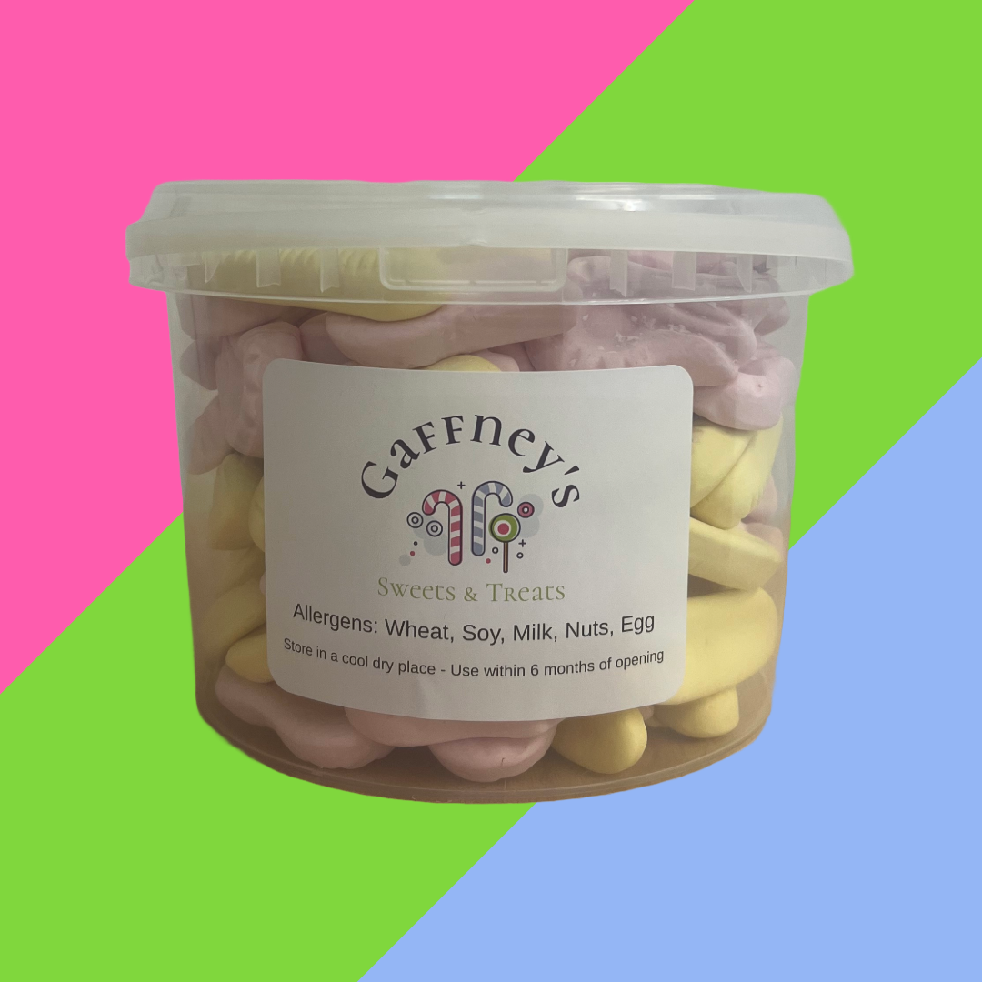 GIANT FOAM SHRIMPS AND BANANAS MIX POUCH | 250G/500G/1KG POUCHES & 1KG BUCKET