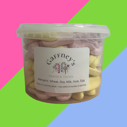 GIANT FOAM SHRIMPS AND BANANAS MIX POUCH | 250G/500G/1KG POUCHES & 1KG BUCKET