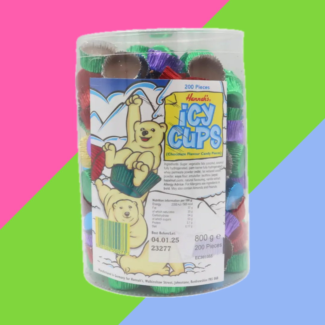 (AUCTION) Hannah's Chocolate Cups 800g Tub