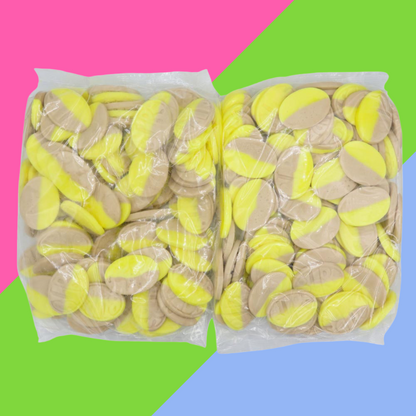 BUBS Banana & Caramel Foam Sweets 2.8kg (FULL BOX)