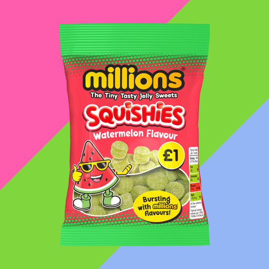 Millions Squishies Watermelon 100g Bag