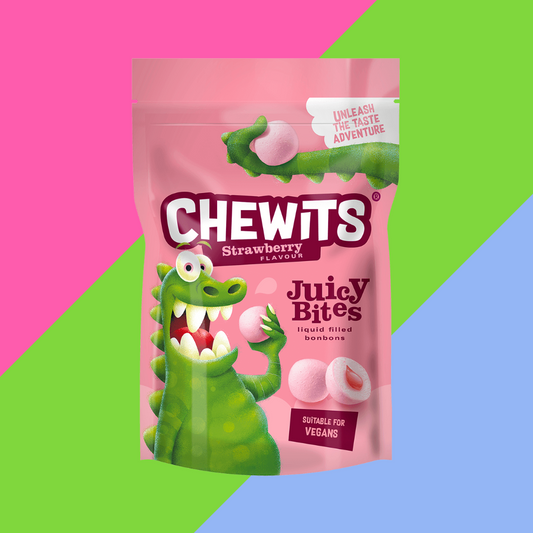 Chewits Strawberry Juicy Bites 115g Bag