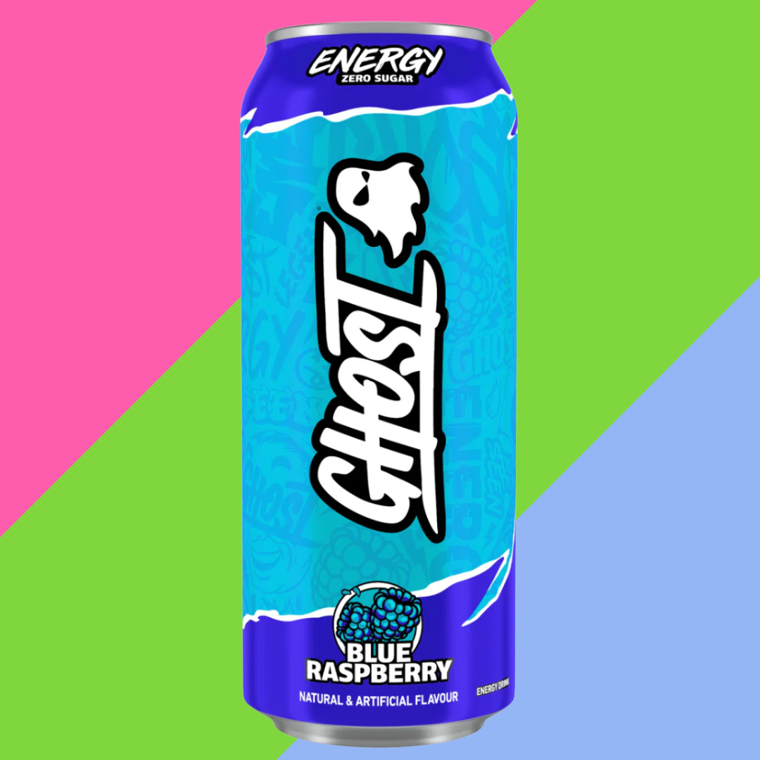 Ghost Energy Blue Raspberry Energy Drink 12x500ml (FULL CASE)