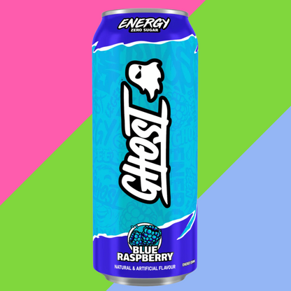 Ghost Energy Blue Raspberry Energy Drink 12x500ml (FULL CASE)