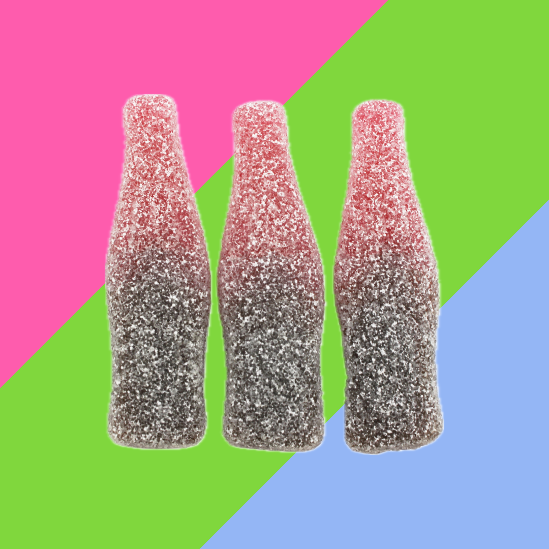 Gaffney's 250g Jumbo Fizzy Cherry Cola Bottles Pouch