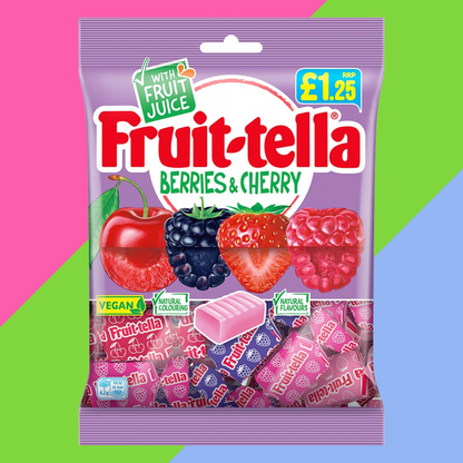 Fruit-tella Berries & Cherry 135g Bag