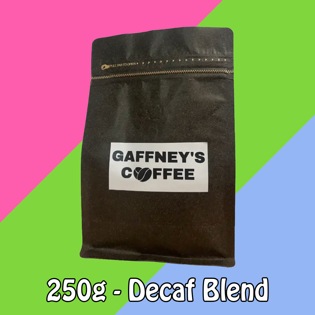 Gaffney's Coffee | Decaf Blend | 250g Resealable Pouch I Ground & Wholebean
