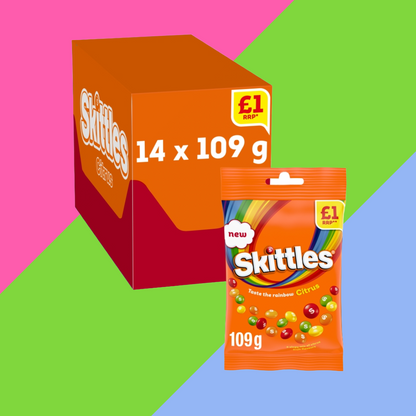 Skittles Citrus 14x109g (FULL BOX)