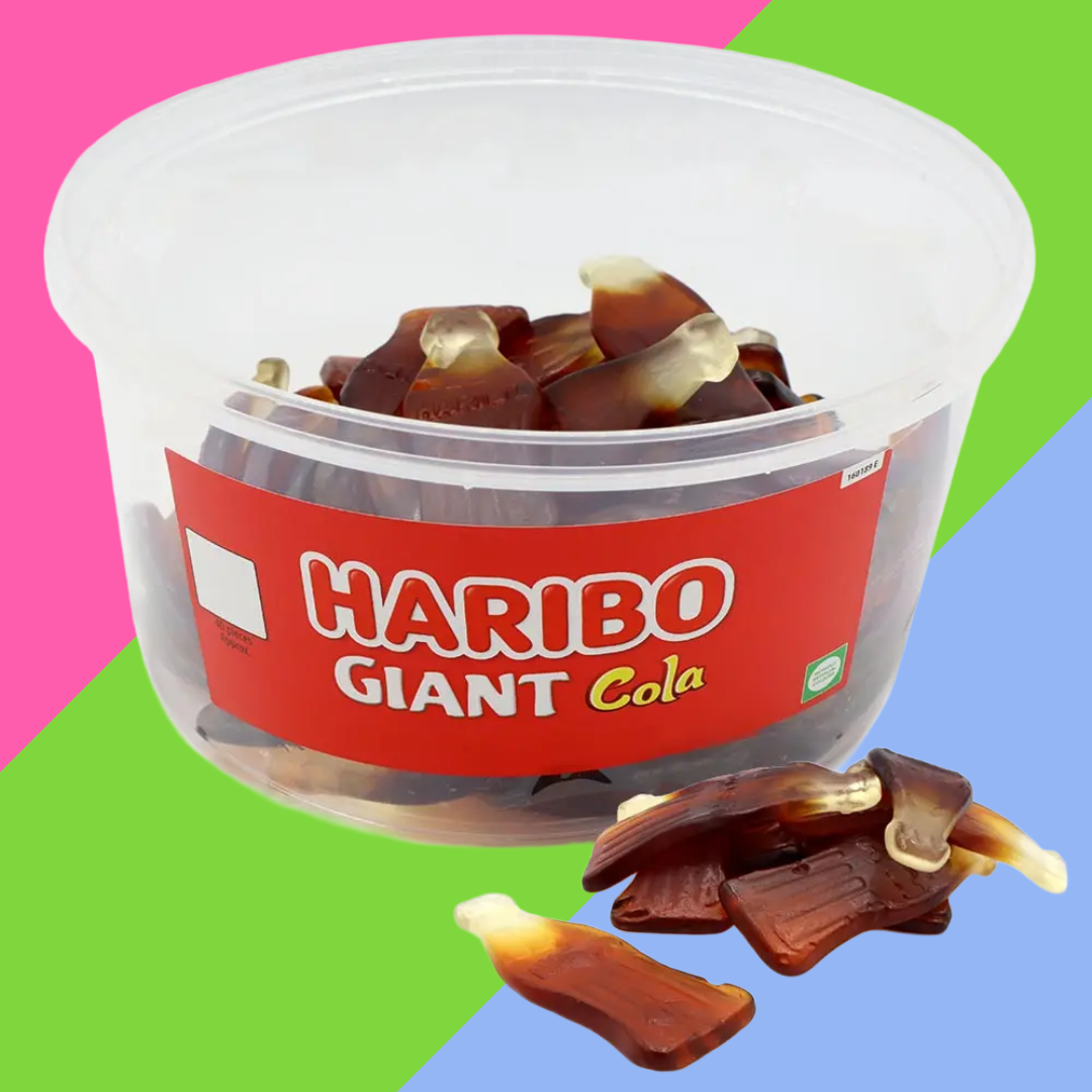 Haribo Giant Cola Bottles Tub 720g