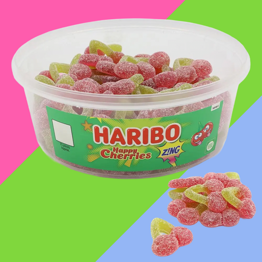 Haribo Happy Cherries Zing Tub 690g