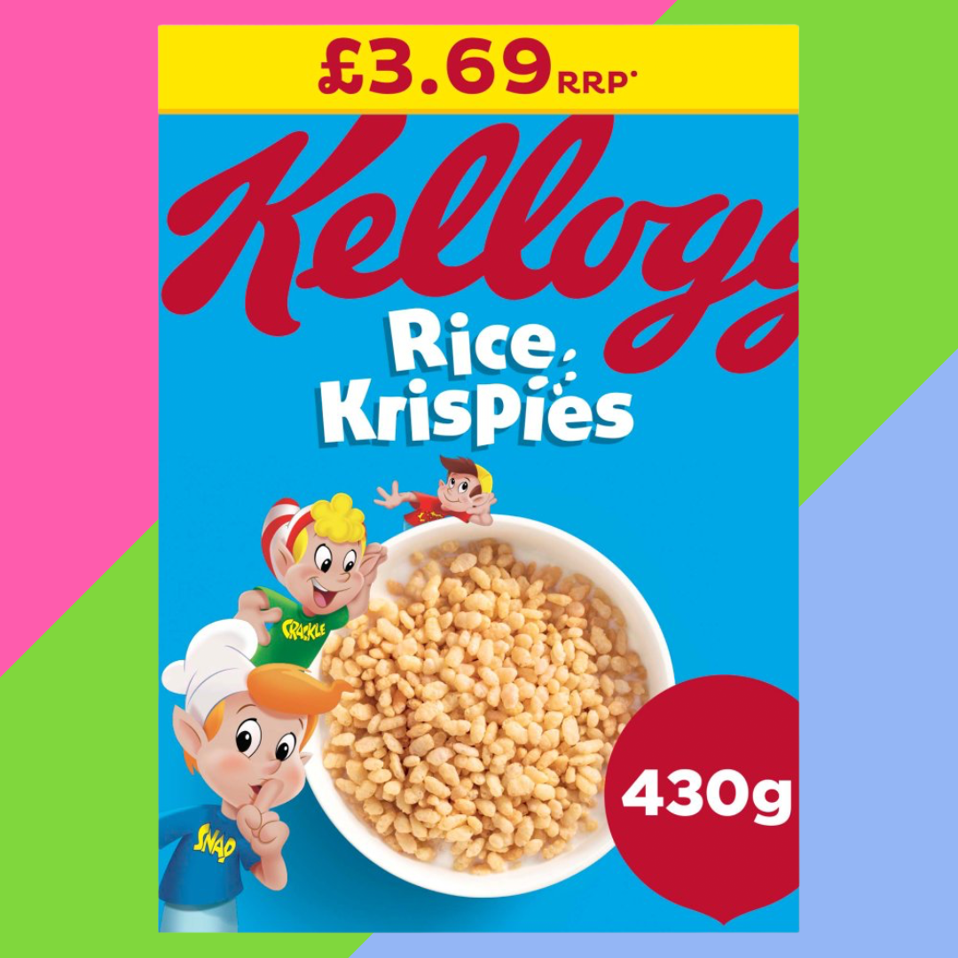 Kelloggs Rice Krispies Cereal 430g Box