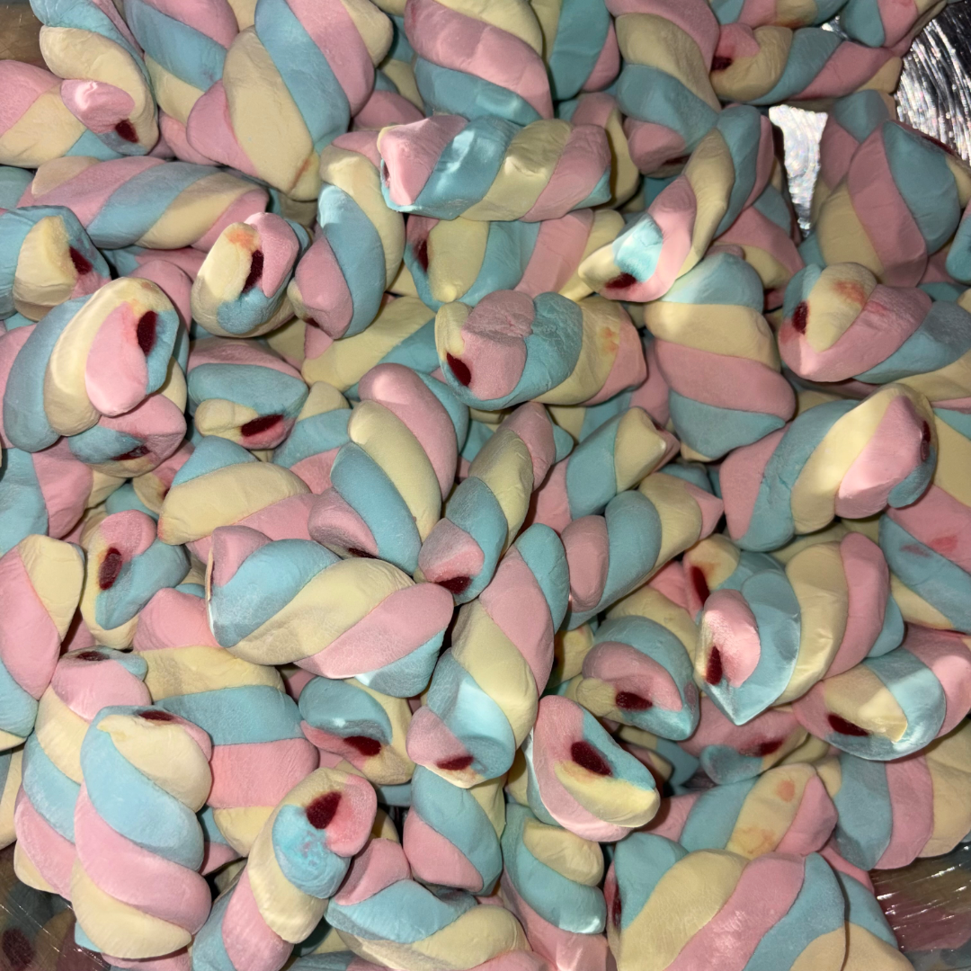 NEW Gaffney's 100g Jelly Filled Twist Mallows Pouch