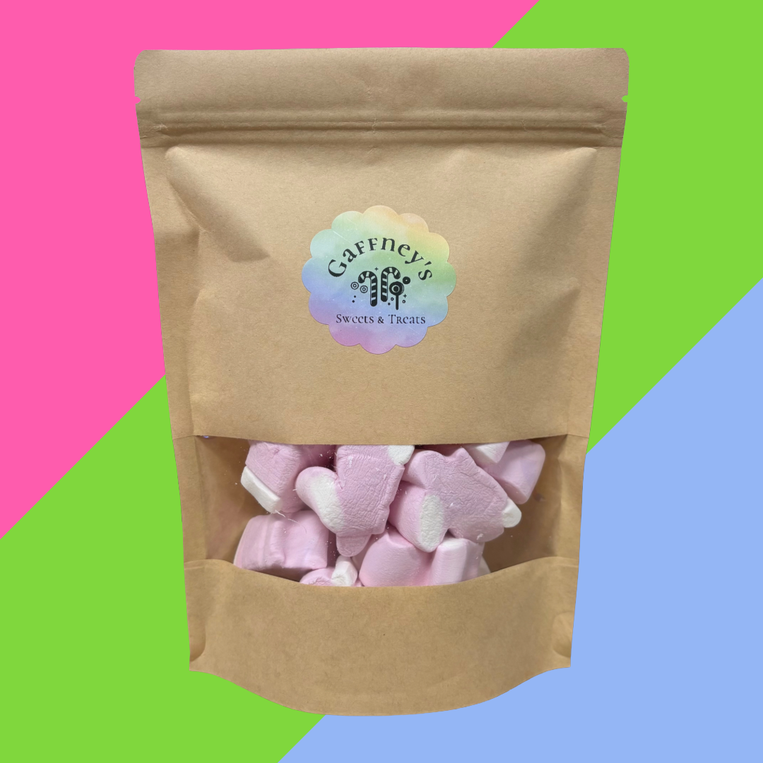 Gaffney's Pink & White Bunny Mallows 100g Pouch