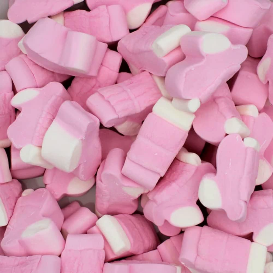 Gaffney's Pink & White Bunny Mallows 100g Pouch