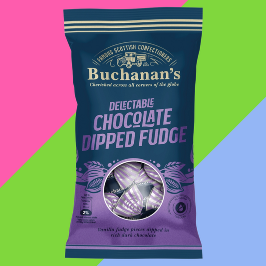 Buchanan's Delectable Chocolate Dipped Fudge 120g Bag