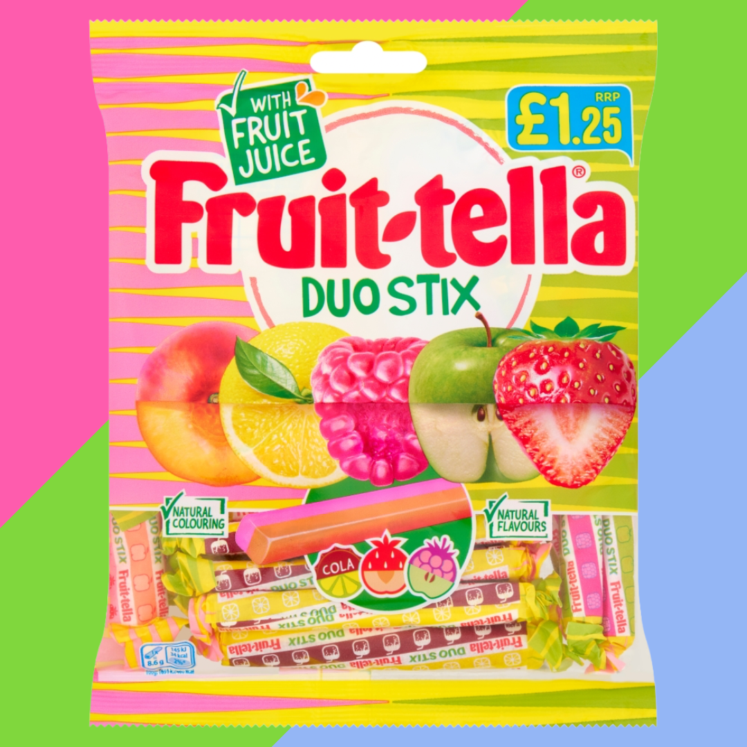 Fruit-Tella Duo Stix 135g Bag
