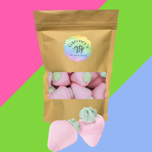 Gaffney's 100g Jelly Filled Strawberry Mallows Pouch