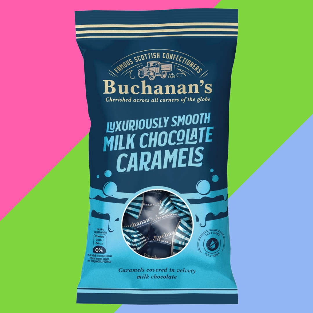 Buchanan's Luxuriously Smooth Milk Chocolate Caramels 110g Bag