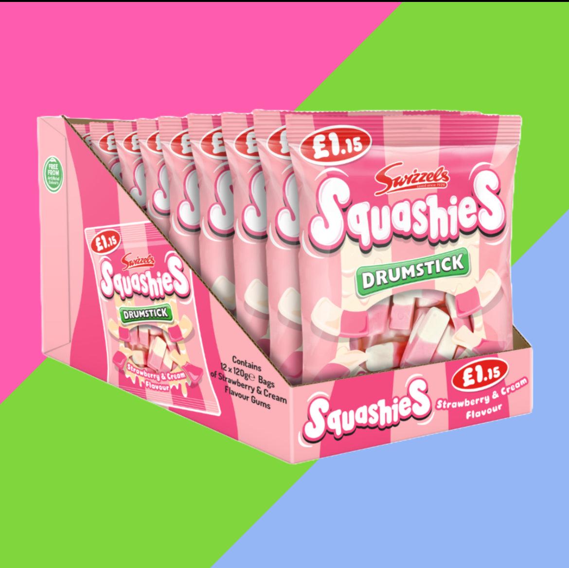 Swizzels Squashies Full Box of 12 Bags | 100G/120G Bags