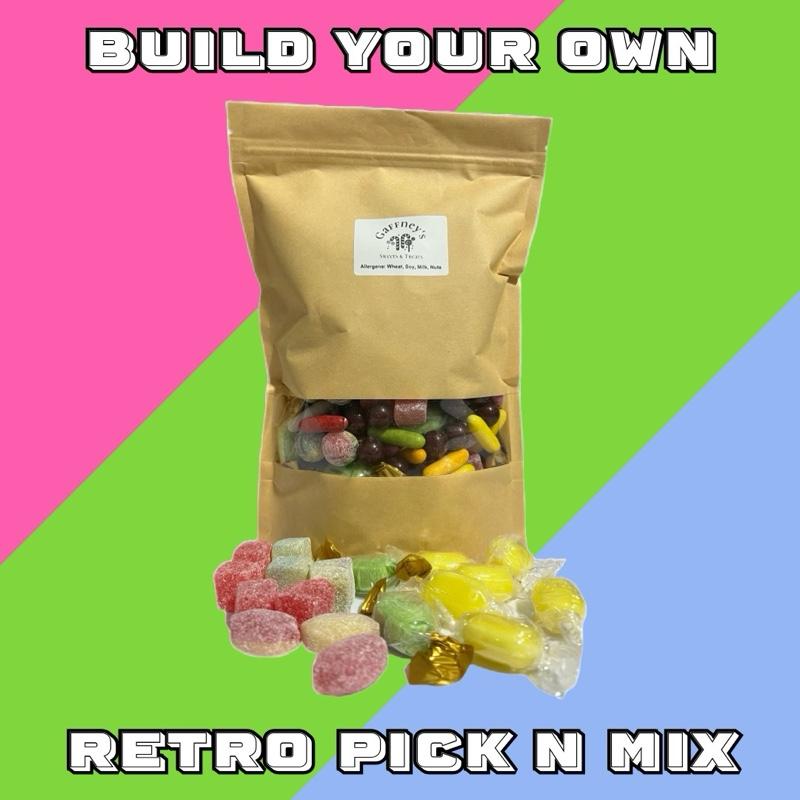 Retro Candy Pick n Mix - 100g Portions of Nostalgic Sweets (ALL ITEMS WILL BE BAGGED TOGETHER)