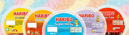 Haribo Sweet Candy Tubs Multiple Choices 400g - 825g