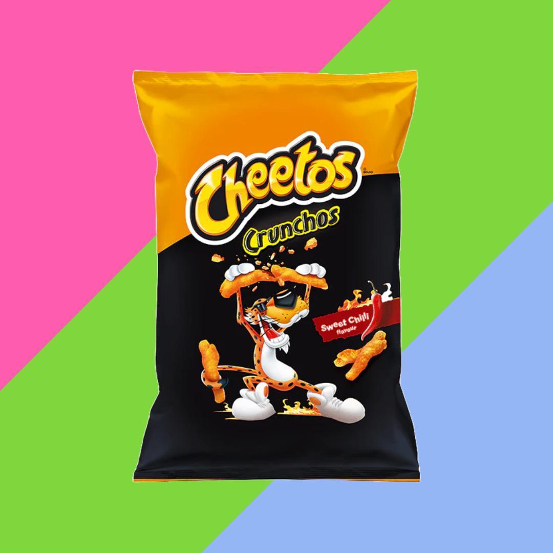 Cheetos Crunchy | Cheese, Jalapeno & Sweet Chilli Flavours | Range of Bag Sizes