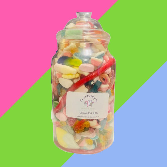 GAFFNEY'S LARGE 2.5KG JAR | VARIETY OF CANDY CHOICES