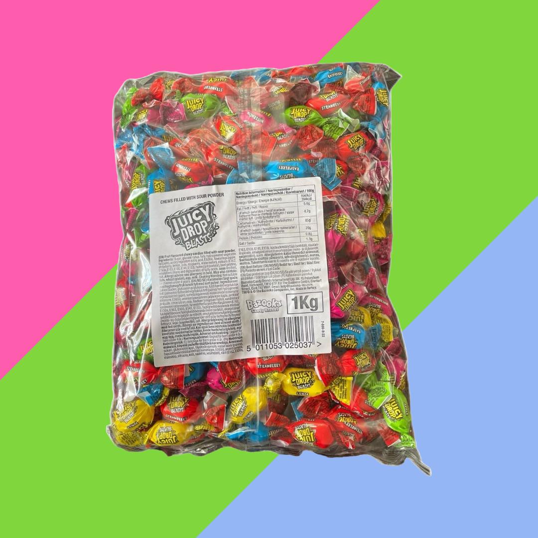Juicy Drop Blasts 1kg Bag | Delicious Candy Chews