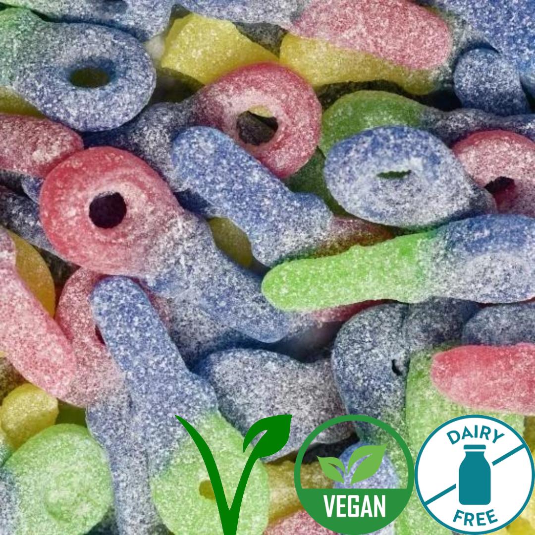 BUILD YOUR OWN FIZZY SWEET PICK N MIX - 100G PORTIONS
