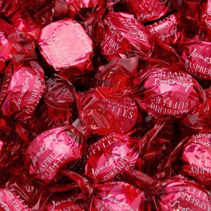 Raspberry Ruffles | 250g/500g/750g bags | Raspberry Flavoured Coconut Coated in Thick Dark Chocolate