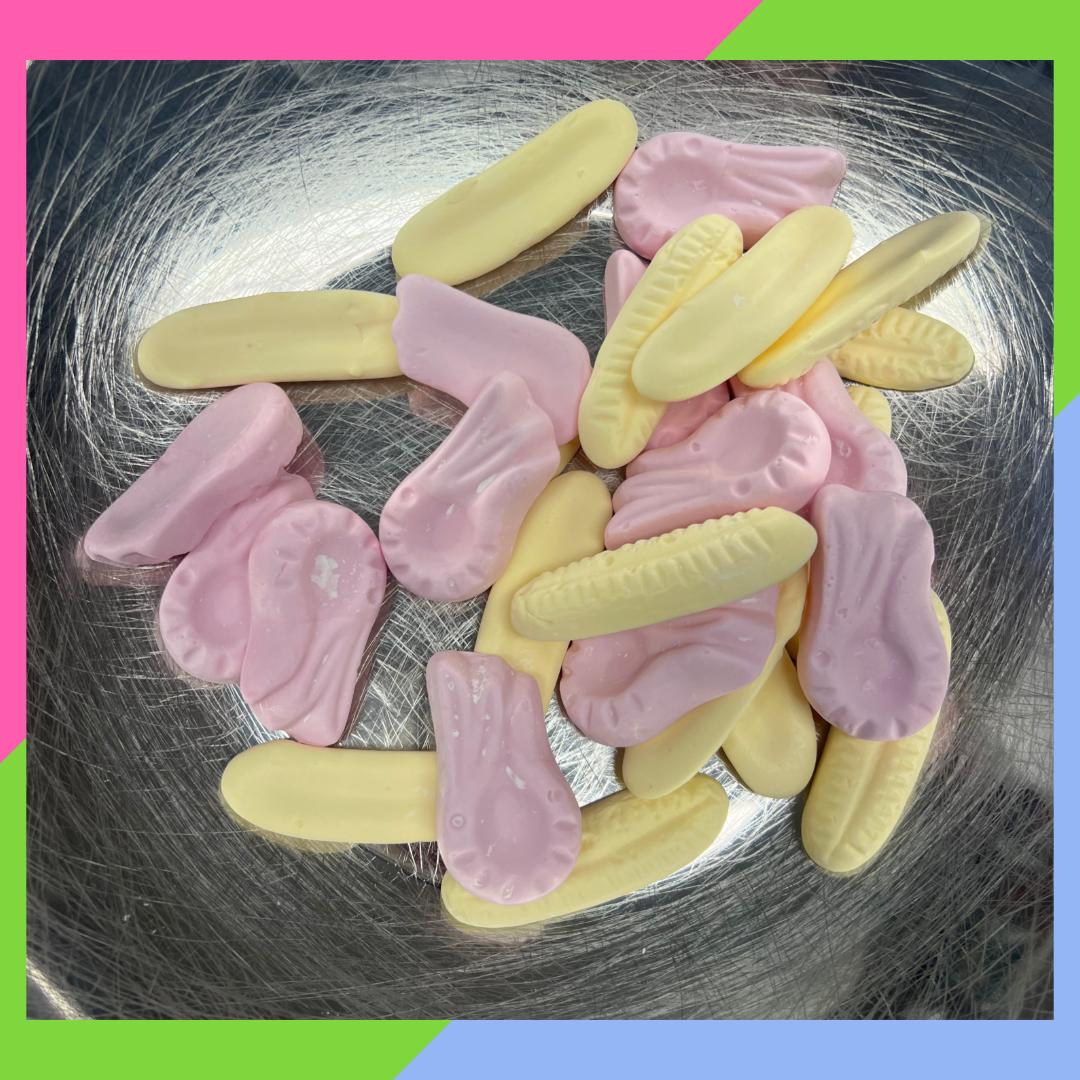 GIANT FOAM SHRIMPS AND BANANAS MIX POUCH | 250G/500G POUCHES