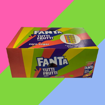 Fanta Tutti Frutti Zero 24x250ml | Fruit Flavoured Fizzy Drink (FULL CASE)