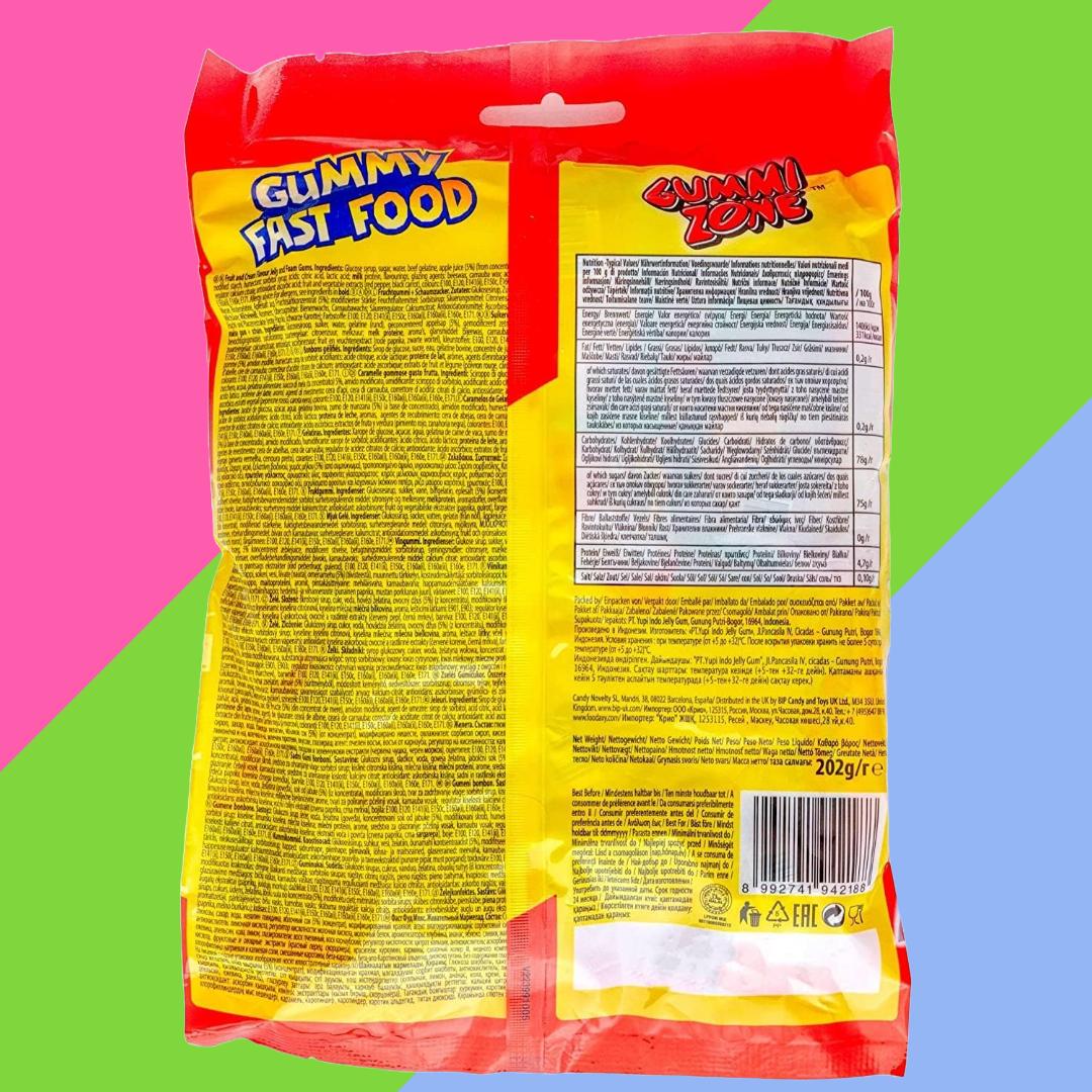 GUMMI ZONE | Gummy Fast Food Mix | 172g Bag